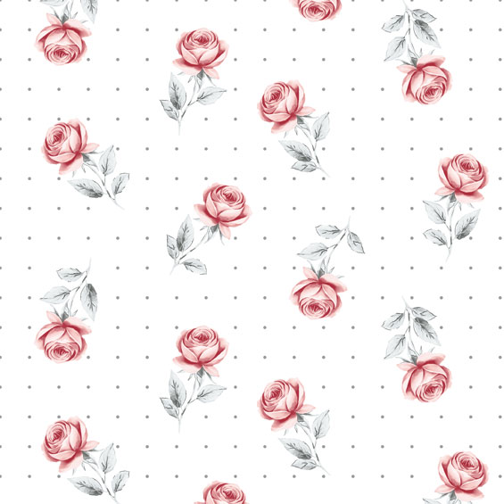 Composê Meia Malha estampada 100%