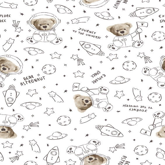 M/M Algodão Estampado Superiore