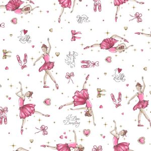 Composê Meia Malha estampada 100%