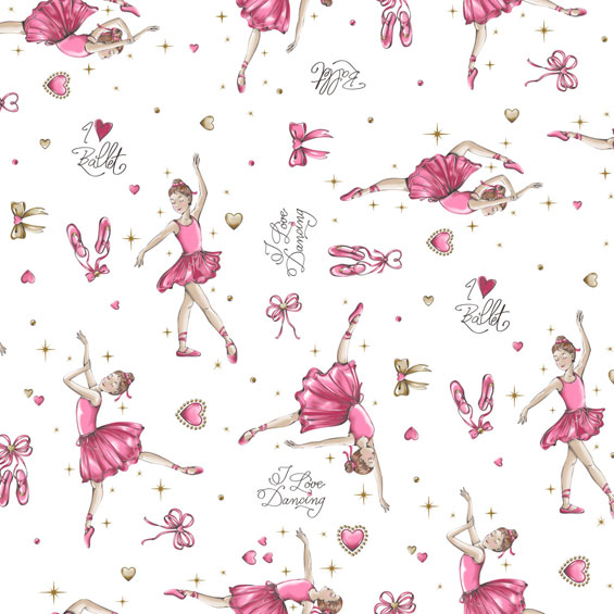 Composê Meia Malha estampada 100%