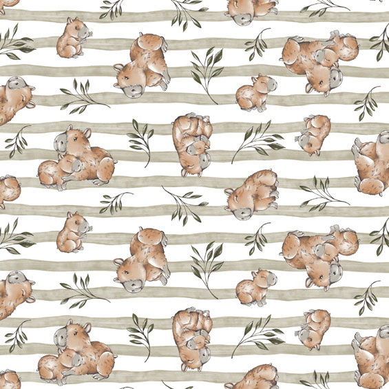 Composê Meia Malha estampada 100%