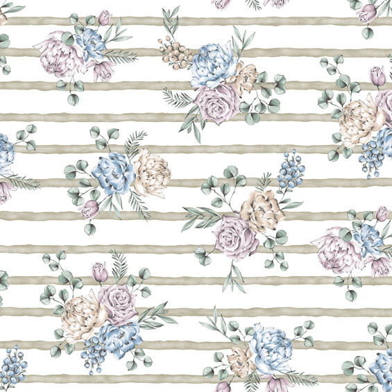 Composê Meia Malha estampada 100%