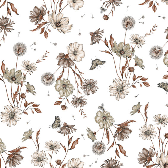 Composê Meia Malha estampada 100%