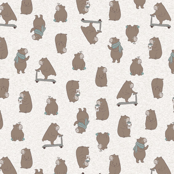 Composê Meia Malha estampada 100%