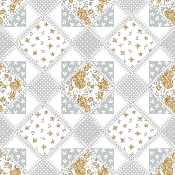 Composê Meia Malha estampada 100%