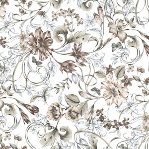 Composê Meia Malha estampada 100%